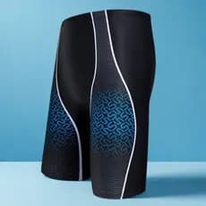 Calças De Natação Masculinas Cinco Quartos shorts Soltos De Ângulo Plano plus size