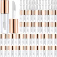 10/30/50 Pacote 1,2ml Frascos De Bálsamo Para Os Lábios Vazios E Transparentes Mini Tubos De Brilho Labial Recarregá
