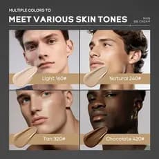 Merry , Feliz Natal À Prova D'água Corretivo Masculino De 4 Cores SPF15-LAIKOU Cobertura Total De Longa Duração Poros In