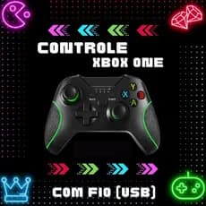 Controle Compativel Xbox One Com Fio USB PC Series S Manete Joystick Gamer Controller Alta Precisão