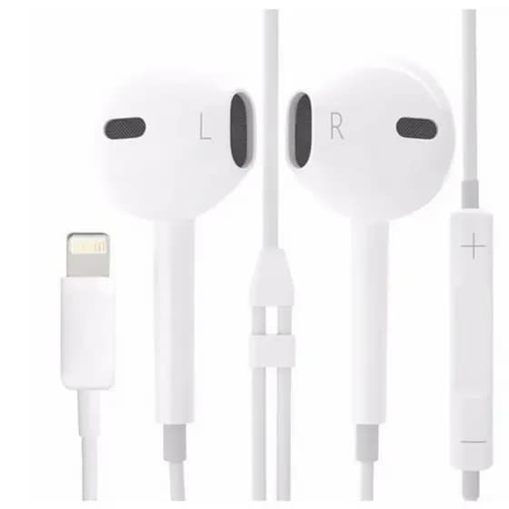 Fone com Fio iPhone Lightning Kapbom KA71115G - Áudio de Alta Qualidade e Conforto