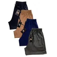 Kit 3 Short Mauricinho Moletinho Moletom Academia Praia Basica Casual e Estilosa Confortável