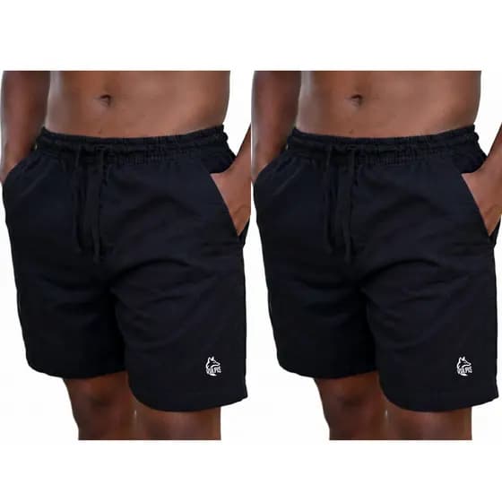 Kit 2 Bermudas Mauricinho em Linho Masculino Premium Social Casual Moda Praia Confortavel