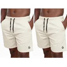 Kit 2 Short Masculino Linho Mauricinho Confortavel Moda Premium Bermuda