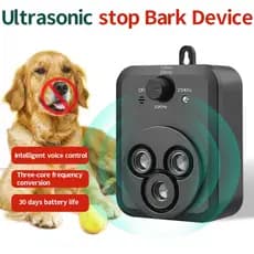 Liberação Repelente De Cães De Estimação Dispositivo Ultrassônico De Treinamento 15KHZ 30KhZ Recarregável Anti Casca De