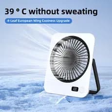 Ventilador De Mesa Portátil USB Recarregável Dobrável Pessoal Ultra Silencioso Refrigeração Pequeno Refrigeradores De Ar