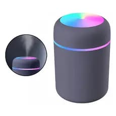 Umidificador De Ar Difusor De Oléos E Essências Aromáticas Cor Cinza Usb