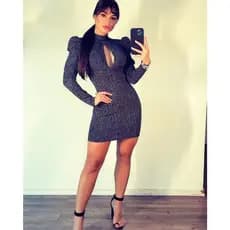 Vestido Lurex Feminino