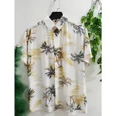 Camisas Social Floridas Masculinas Confortável Havaiana Estampadas  100% VISCOSE encolhe um pouquinho