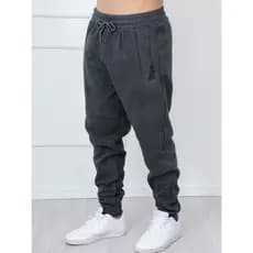 Calça moletom  com lã masculinas /Bolsos com ziper /Cintura elástica