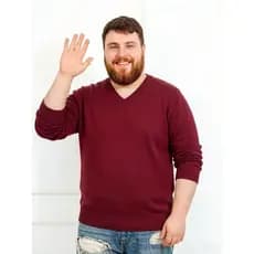 Suéter Blusa PLUS SiZE Frio Masculina Inverno Gola V G2-G4