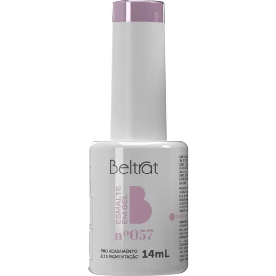 ESMALTE EM GEL 057 BELTRAT 1X14ML ROSA CLARO