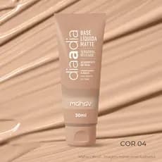 Base Liquida Matte Dia a Dia cor 04 Mahav Vegana