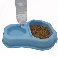 Comedouro para Cachorro e Gato Duplo para Ração e Agua