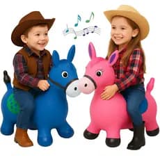Cavalinho Upa Upa Brinquedo Musical Pula Pula Infantil