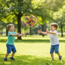 Bola Mágica Expansível Abre e Fecha 13cm/25cm Anti-Stress Sensorial Educativa Brinquedo Criança
