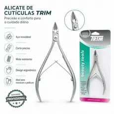 Alicate de Cutículas Unhas Manicure Pedicure Acabamentos