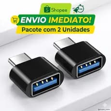 Kit 2 Adaptador USB Tipo C Adaptador OTG