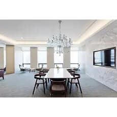 Lustre Sala de Jantar Pendente Cristal Alto Brilho Luxuoso Candelabro Maria Tereza Nice 12 lâmpadas