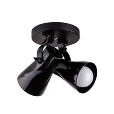 Luminária de Teto Spot de Sobrepor Direcionável Octa Design Moderno Quarto Sala 2 lâmpadas E27 Bivolt