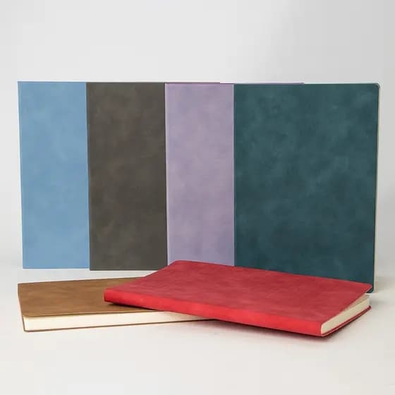 Caderno B5 Revestimento de Capa em PU Importado - Formato 17,6x25,1