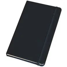 Caderneta de Anotações tipo Moleskine PEQUENA 13x8 cm Emborrachado Com e Sem Pauta
