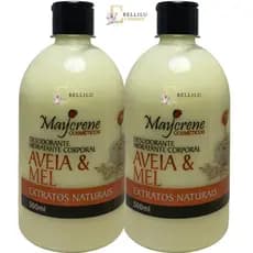 kit 2 creme corporal aveia e mel Maycrene