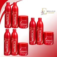 3 Kit Matizador Marsala Vermelhos Maycrene Shamp + Cond + Máscara