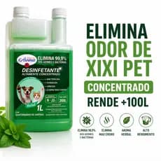 DESINFETANTE HERBAL PET CONCENTRADO 1L ELIMINA ODOR XIXI BACTERICIDA
