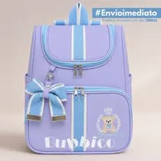 Mochila Maternidade Multiuso Bordado l Térmica I Impermeável com Faixa BUBBICO