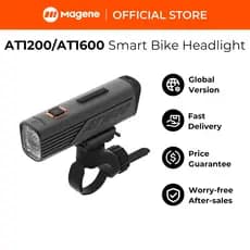 Farol De Bicicleta Magene 1200/1600 Lúmens APP Modo De Luz Personalizado Compatível Com Computador Garmin