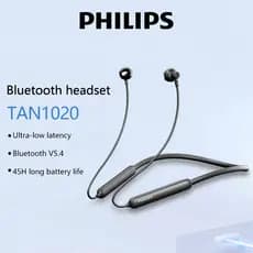 PHILIPS TAN1020 HiFi Bluetooth Sem Fio Magnético Fone De Ouvido Neckband Fones Esportivos Com Microfone Embutido
