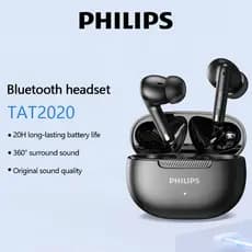 PHILIPS TAT2020 TWS True Wireless Bluetooth Fones De Ouvido Até 20 Horas De Duração Da Bateria Sem Fio 5.4