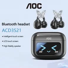 AOC-ACD3521 Fone De Ouvido Bluetooth Sem Fio AI Bateria De Longa Duração Cancelamento De Ruído Alta Fidelidade Qualidade