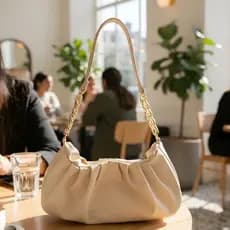 Bolsa Feminina Dália Elegante com Corrente Dourada – Estilo Blogueira