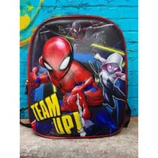Mochila infantil menino escolar personagens herois 3D Reforçada