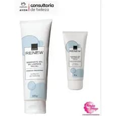 Avon Renew Sabonete Gel De Limpeza Facial 30 e 125g