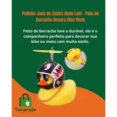 Patos Patinho Borracha Jack Bicicleta Bike Moto Carro Preto Amarelo Astronauta Hélice Led