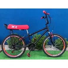 Bicicleta Bike Aro 24 C/ Marcha Banco de Mobilete Aros Aero