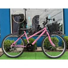 BICICLETA BIKE ARO 26 FEMININA 18 MARCHAS C/ CESTA