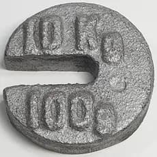 Peso P/ Balança Pendulo/sacaria 100gr (equivale À 10kg) Novo