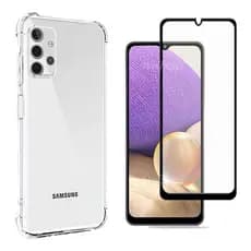 Capa Case Capinha Anti Impacto Para Galaxy A32 4G + Película 3D Vidro Temperado