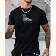 Camiseta Masculina Básica Algodão Pombo linha Premium