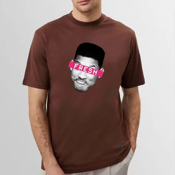 Camiseta Masculina Básica Algodão Will Smith Fresh linha Premium