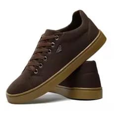 Sapatênis Masculino Diversas Cores Branco Café Chumbo e Black Tênis Casual Conforto e Estilo