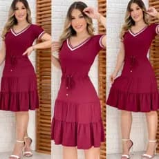 vestido feminino moda evangelica midi vestido confortável