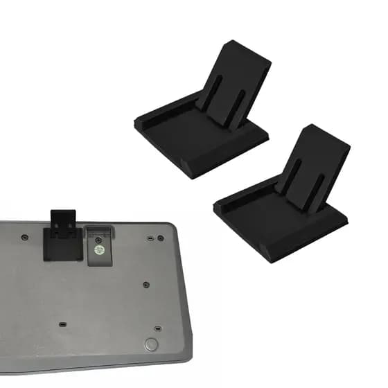 2 Pés Para Teclado Universal Autocolante - Suporte Pezinho