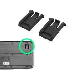 4 Pés Para Teclado Logitech K120 E Mk120 Pezinh