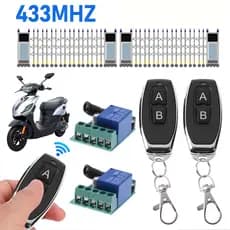 4333 Mhz Chave De Controle Remoto Universal Sem Fio DC 12V 1CH Módulo Receptor De Relé E Transmissor De RF Diy Eletrônico De Bloqueio