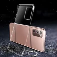 Capa De Telefone Transparente Sem Moldura Ultrafina Para Samsung Galaxy S23 S24 S25 Ultra S22 S21 S20 FE S10 S9 Note 20
